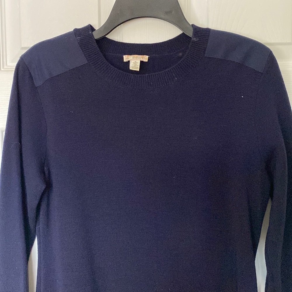 Navy Merino Wool Dress - Picture 1 of 9